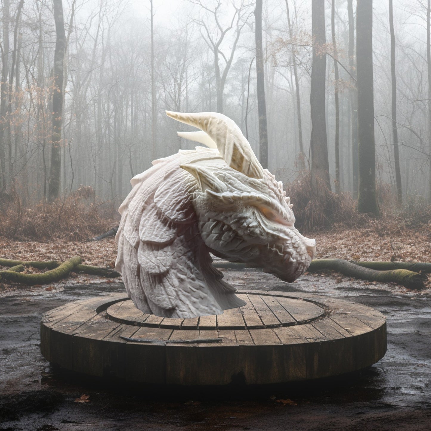 Custom 3D-Printed Dragon Headphone Stand - The Ultimate Fantasy Desk Accessory