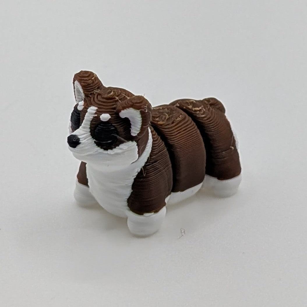 Mini Baby Corgi — 3D printed mini figure, view 1