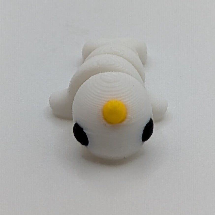 Mini Baby Narwhal — 3D printed mini figure, view 4