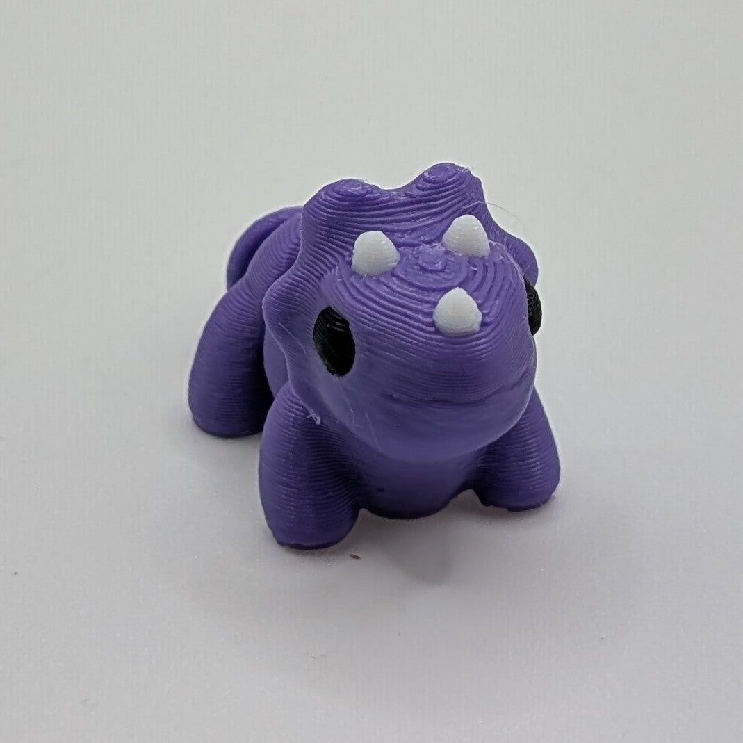 Mini Baby Triceratops — 3D printed mini figure, view 2