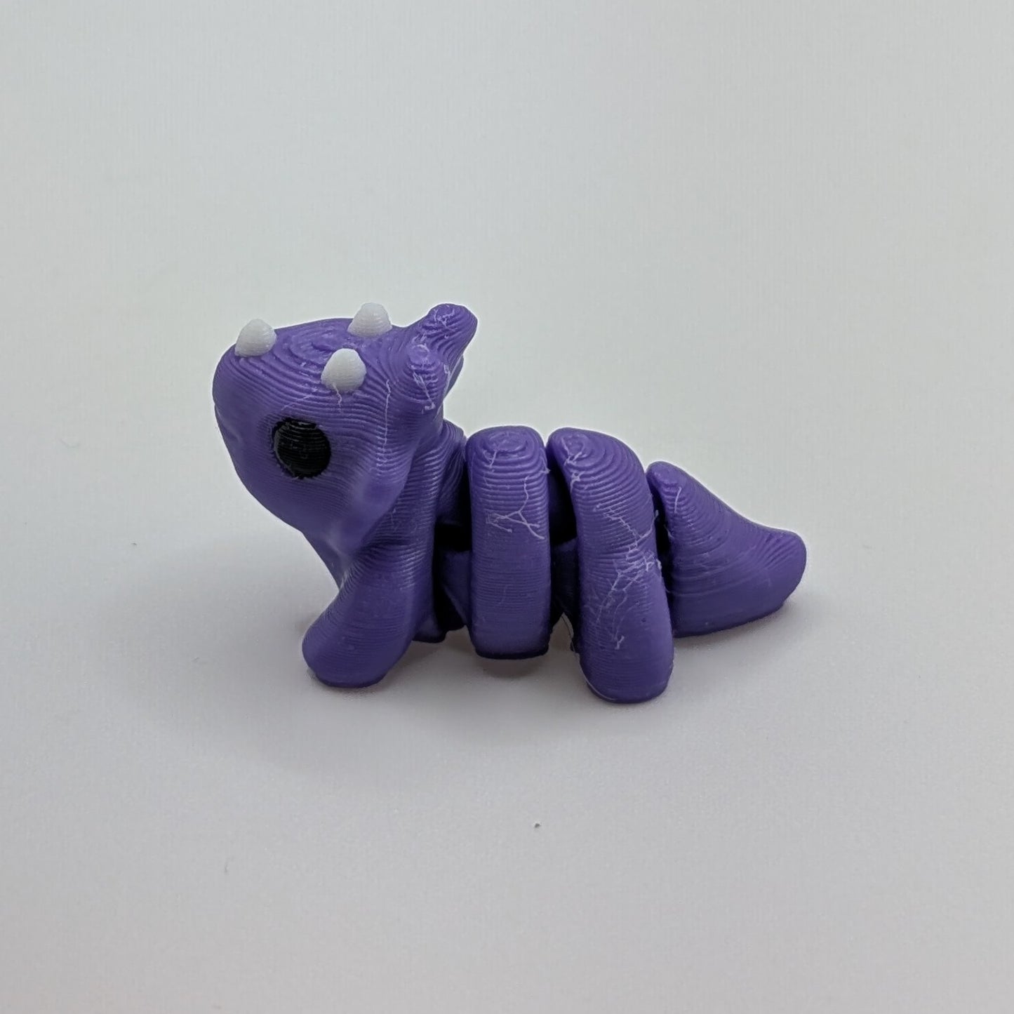 Mini Baby Triceratops — 3D printed mini figure, view 3
