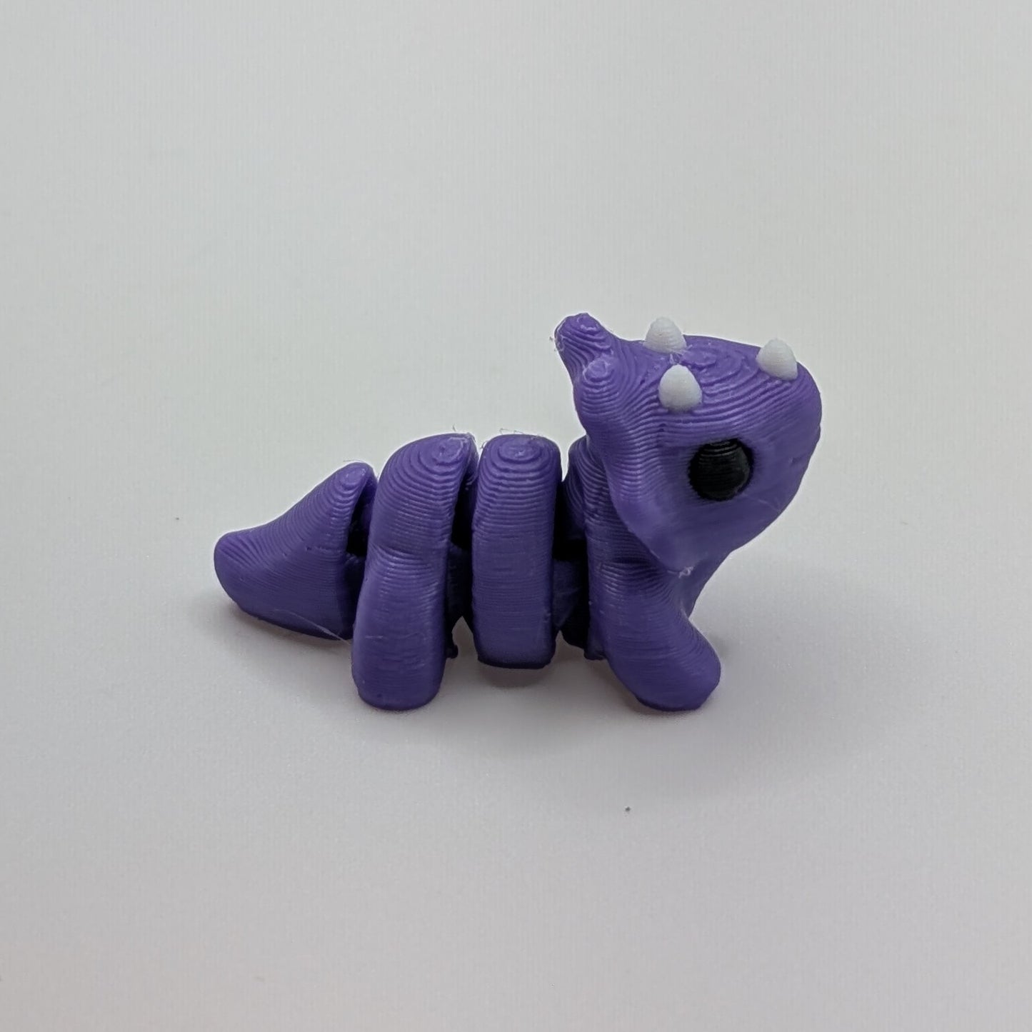 Mini Baby Triceratops — 3D printed mini figure, view 4