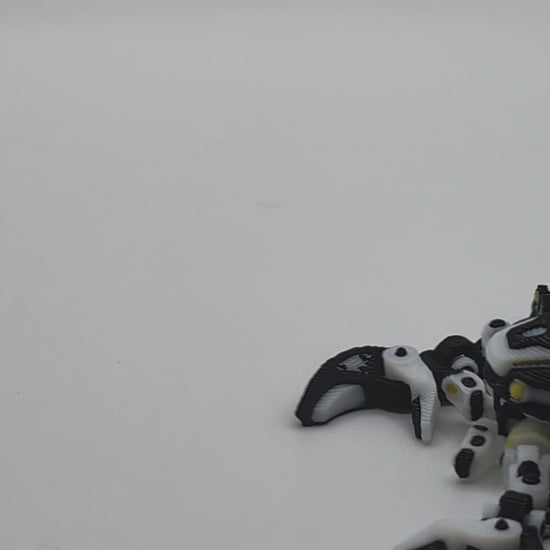 Cyber Scorpion — 3D printed mini figure in motion
